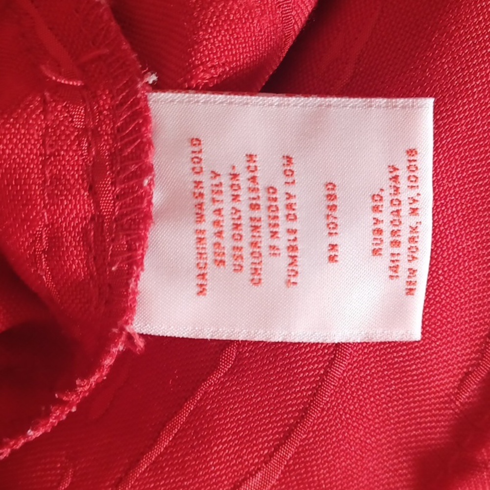 Ruby Rd. Red Crinkle Lighteight Jacket, Button Fr… - image 12